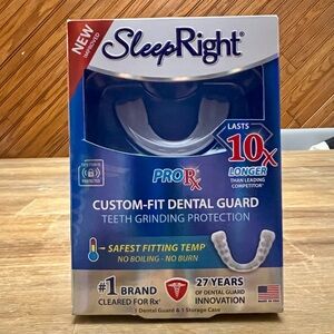 SleepRight ProRx Custom-Fit Dental Guard Nighttime Teeth Grinding Protection New